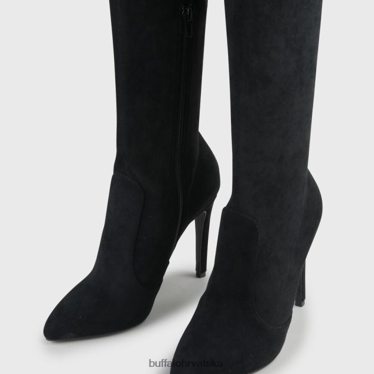 crno Buffalo marjorie vegan preko koljena |čizme TDD6T103